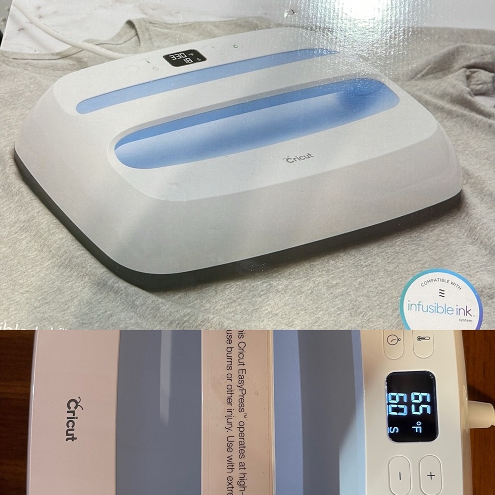 Cricut Easy Press 2 12” by 10” Heat press with original box and manual